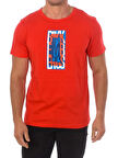 Bikkembergs BKK2MTS04 Half Logo T-Shirt Red