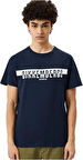 Bikkembergs BKK2MTS03 Half Logo T-Shirt Navy