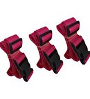 Pembe Renk Valiz Bavul Emniyet Kemeri 3 Adet En 4cm