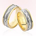 Örgü Model Altın Alyans 2104