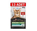 Pro Plan Pouch Kısırlaştırılmış Sığır Etli Kedi Konservesi 85 Gr X 13 Adet 