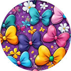 Fiyonk Yuvarlak Pasta Yenilebilir Resim Baskı 20 cm 