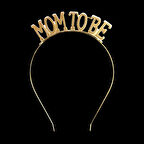 Mom To Be Altın Renkli Metal Taç