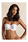 Kadın Beyaz Straplez Balenli Toparlayıcı Sütyen 1680
