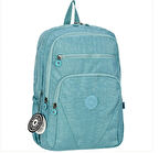 DZC KUZRNLER AVM MAVİ KRINKIL OKUL SIRT ÇANTASI DAYANIKLI ÇOK GÖZLÜ GÜNLÜK SPOR UNISEX  