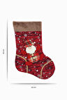 Waldern Noel Profesör Çorap 42*26CM Yılbaşı Süsü