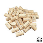 Kampçılık Savex Şişe Mantarı Doğal Mantar Tıpa 25 Adet