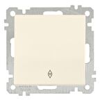 Mutlusan Candela Krem Vavien Mekanizma+Tuş+Çerçeve