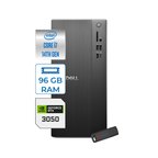 Dell Tower ECT1250 Intel® Core™ İ7-14700 96GB Ddr5 4tb SSD 6GB/RTX3050 WIN11PRO Mini Tower Masaüstü Bilgisayar RPLSR00723P35+ZETTAUSBBELLEK