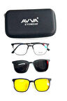 AVVA 2125 C4 POLARİZE&ANTİFAR KLİPSLİ ERKEK GÜNEŞ GÖZLÜĞÜ