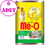 Me-O Sardalyalı Karides Soslu Kedi Konservesi 400 Gr 6 AD
