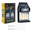 Güneş Enerjili Hareket Sensörlü Duvar Lambası TdrTR