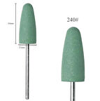 Silikon Tırnak Parlatma Törpü Ucu 240 Grit Yeşil