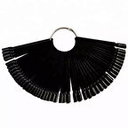 50'li Tırnak Renk Kartelası Siyah