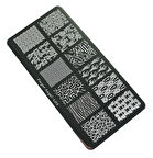 Nail Art Stamping Baskı Plakası FVL01