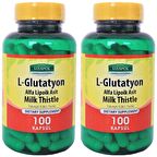 Vitapol L-Glutathione 500 Mg 2x100 Kapsül L-Glutatyon Milk Thistle Alpha Lipoic Acid 