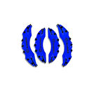 Caliper Balata Kapağı Brbo 4Lü Mavi Kaliper