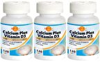 Calcium Plus 3x120 Tablet Vitamin D3 Vitamini Kalsiyum