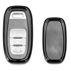 Audi 2 Parça Silikon Kumanda Kabı Siyah