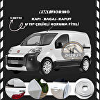 Fiat Fiorino Oto Araç Kapı Koruma Fitili 5metre Parlak Beyaz Renk