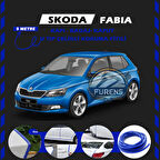 Skoda Fabia Oto Araç Kapı Koruma Fitili 5metre Parlak Beyaz Renk