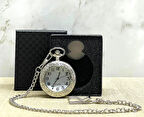 Özel Kutulu Gümüş Köstekli Saat