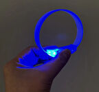 3 Modlu Pilli Led Işıklı Esnek Parti Bilekliği Mavi