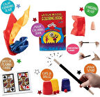 7 Parçalık Lüks Sihirbazlık Seti ( Defter-mendilli Parmak-deste-iskambil-sigara-kaybolan Kupa-mendil )