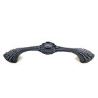 Antika Tarz Dekoratif Pirinç Göz Mobilya Kulbu - 21x127 Mm, Oksit