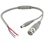 OEM 10 Adet Hazır Kablolu Bnc Konnektör Dc Power Jak Cctv Y Kablo