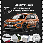 Dacia Joger Oto Araç Kapı Koruma Fitili 5metre Parlak Beyaz Renk