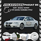 Volksvogen Passat B5 Oto Araç Kapı Koruma Fitili 5metre Parlak Beyaz Renk
