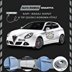 Alfa Romeo Giulietta Oto Araç Kapı Koruma Fitili 5metre Parlak Gri Renk