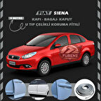Fiat Siena Oto Araç Kapı Koruma Fitili 5metre Parlak Gri Renk