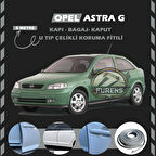 Opel Astra G Oto Araç Kapı Koruma Fitili 5metre Parlak Gri Renk