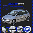 Fiat Bravo Oto Araç Kapı Koruma Fitili 5metre Parlak Mavi Renk