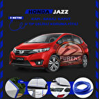 Honda Jazz Oto Araç Kapı Koruma Fitili 5metre Parlak Mavi Renk
