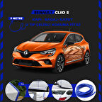 Renault Clio 5 Oto Araç Kapı Koruma Fitili 5metre Parlak Mavi Renk