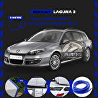 Renault Laguna 3 Oto Araç Kapı Koruma Fitili 5metre Parlak Mavi Renk