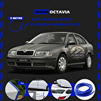 Skoda Octavia Oto Araç Kapı Koruma Fitili 5metre Parlak Mavi Renk