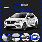 Symbol Thalia Oto Araç Kapı Koruma Fitili 5metre Parlak Mavi Renk