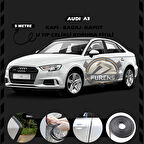 Audi A3 Oto Araç Kapı Koruma Fitili 5metre Parlak Siyah Renk