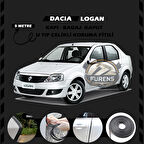 Dacia Logan Oto Araç Kapı Koruma Fitili 5metre Parlak Siyah Renk