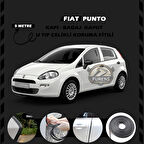 Fiat Punto Oto Araç Kapı Koruma Fitili 5metre Parlak Siyah Renk
