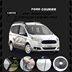 Ford Courier Oto Araç Kapı Koruma Fitili 5metre Parlak Siyah Renk