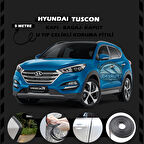 Hyundai Tuscon Oto Araç Kapı Koruma Fitili 5metre Parlak Siyah Renk