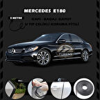 Mercedes E180 Oto Araç Kapı Koruma Fitili 5metre Parlak Siyah Renk