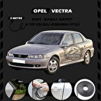 Opel Vectra Oto Araç Kapı Koruma Fitili 5metre Parlak Siyah Renk