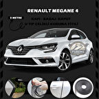 Renault Megane 4 Oto Araç Kapı Koruma Fitili 5metre Parlak Siyah Renk