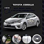 Toyota Corolla Oto Araç Kapı Koruma Fitili 5metre Parlak Siyah Renk